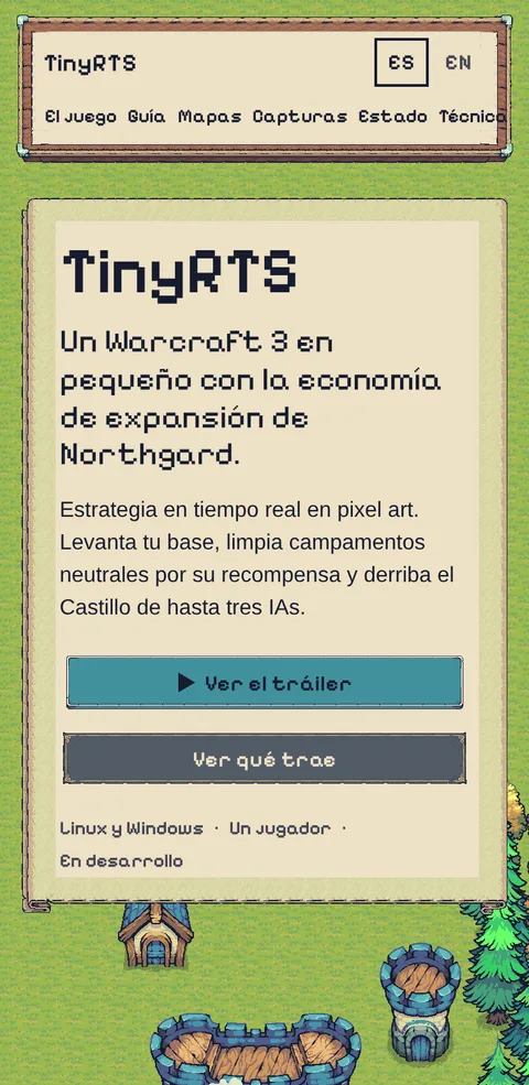TinyRTS en un móvil